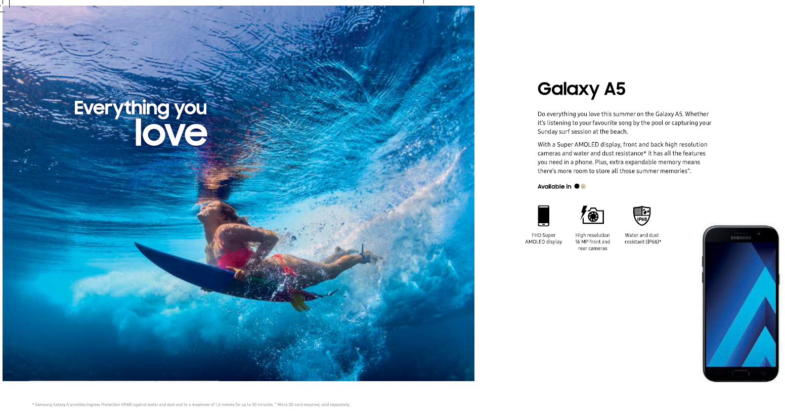 Samsung water resistant 2019 hotsell